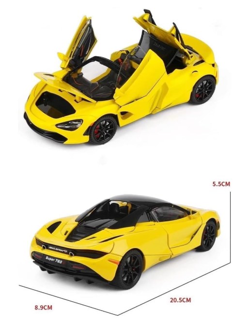 McLaren 720s Convertible Toy Car