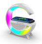 G-Shape LED Bluetooth Speaker with Wireless Fast Charging