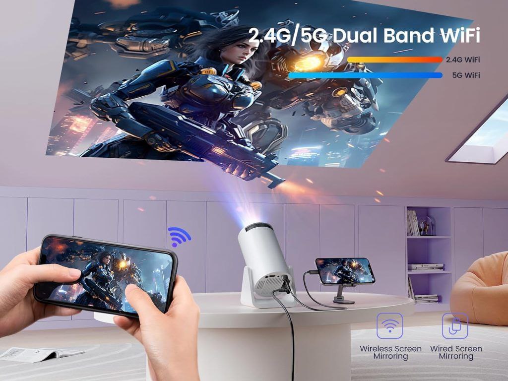 Andriod 5G Wifi Projector 4K